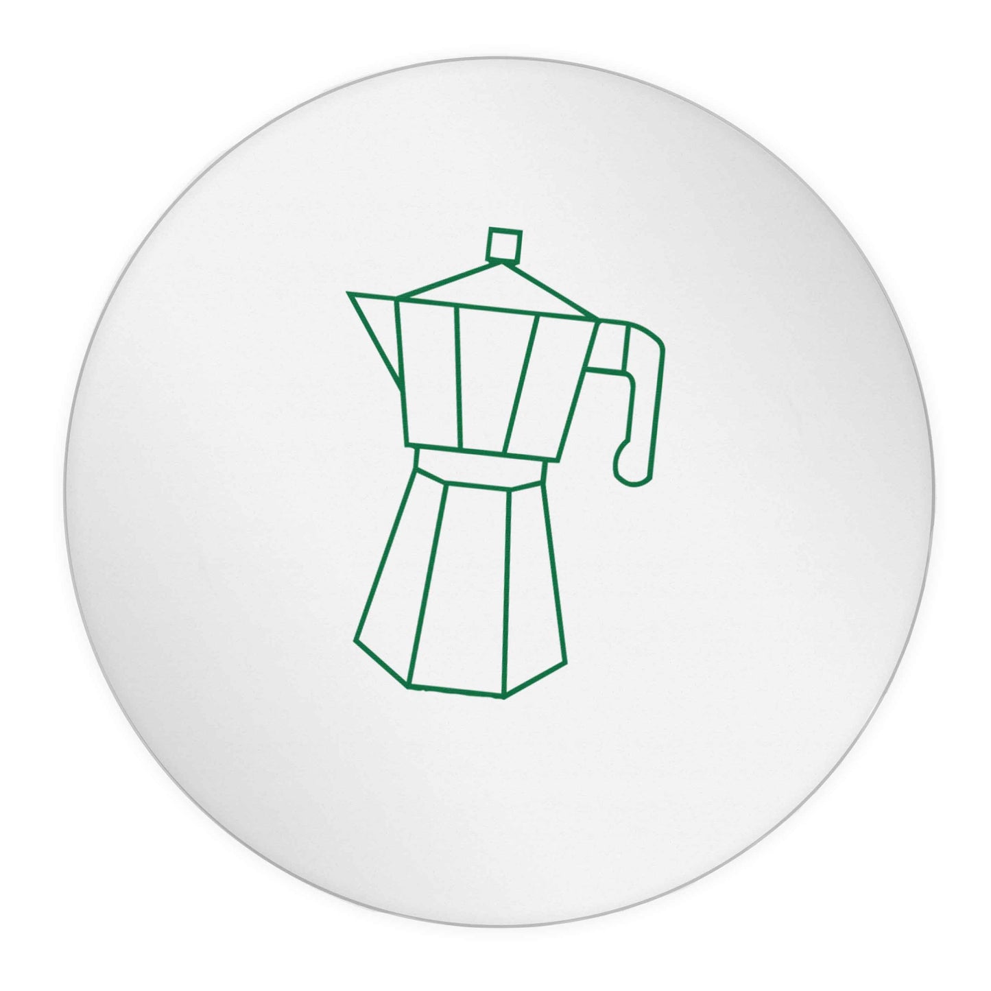Mokka pot  24 @ 45mm matt circle stickers
