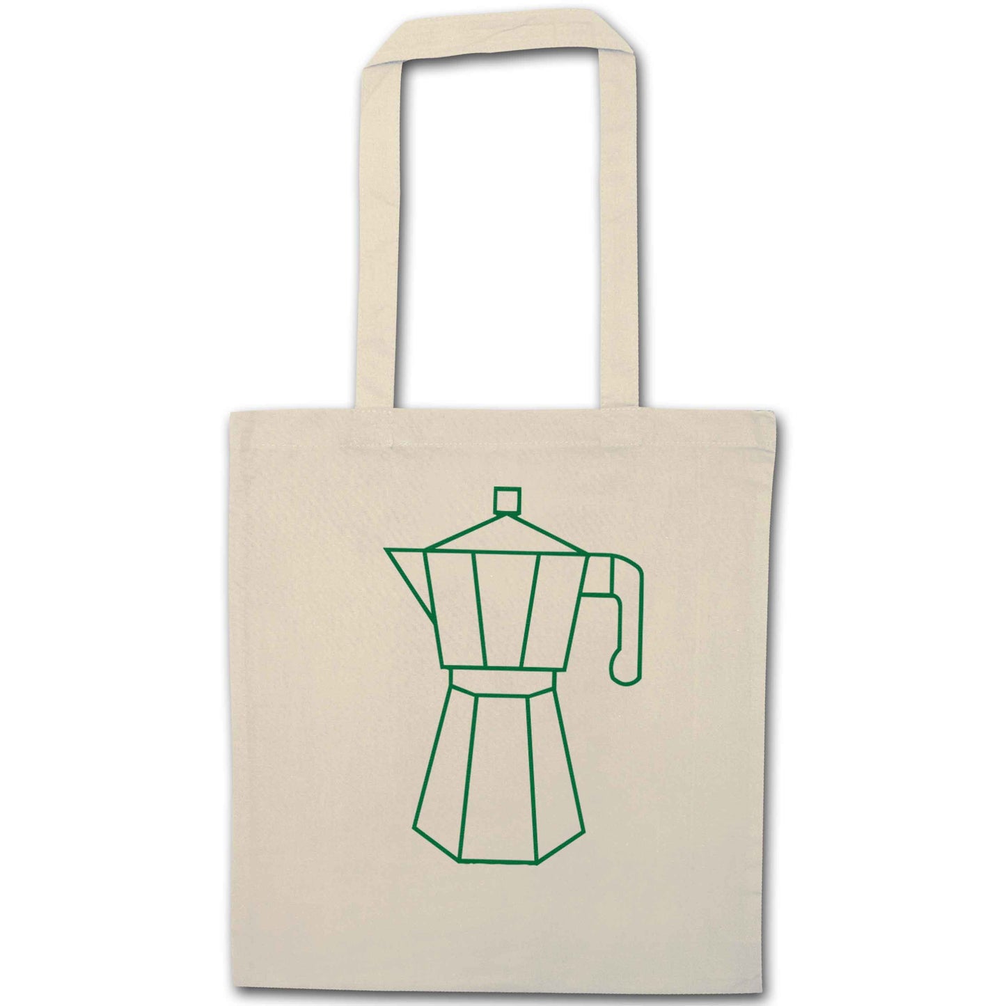 Mokka pot  natural tote bag
