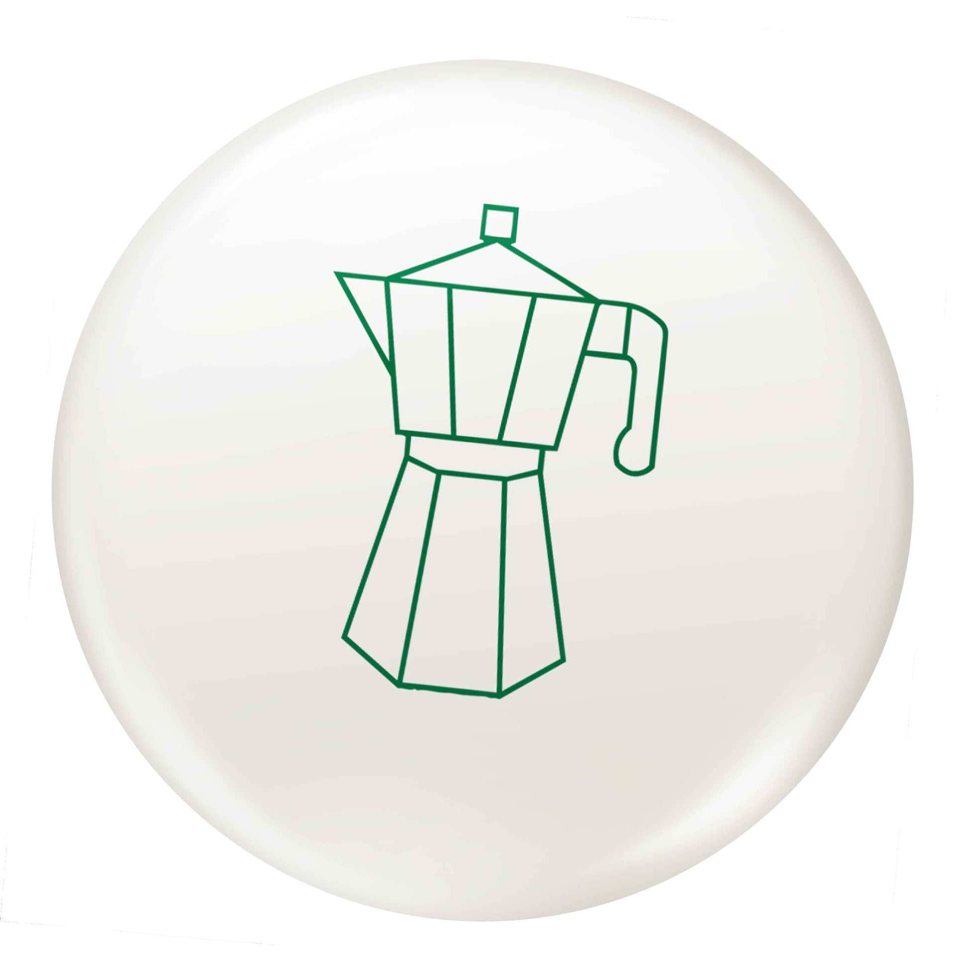 Mokka pot  small 25mm Pin badge