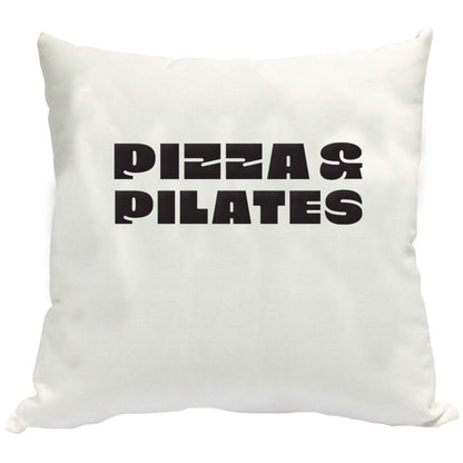 Pizza and pilates cushion cover