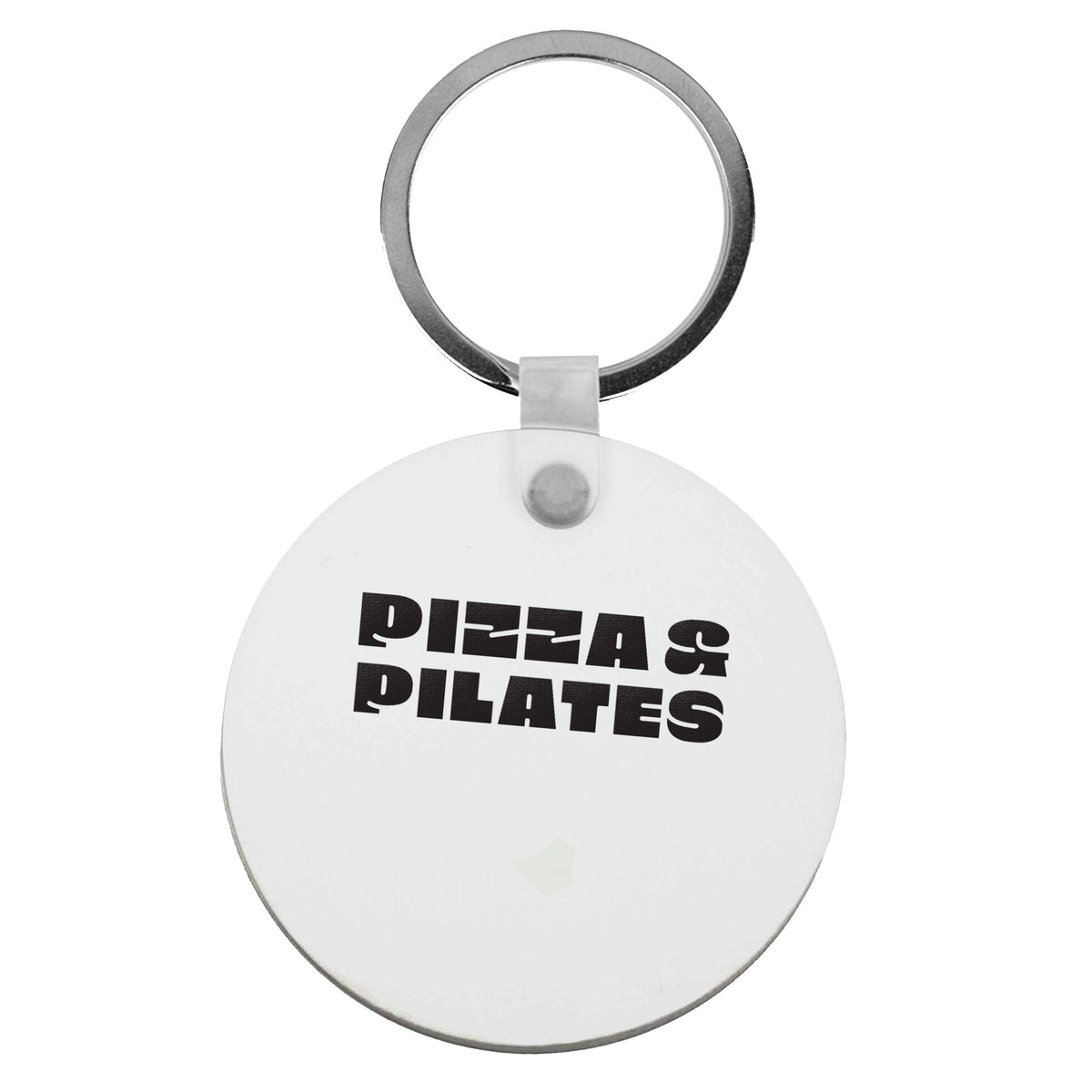 Pizza and pilates | Keyring