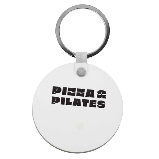 Pizza and pilates | Keyring