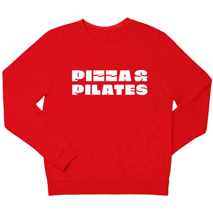 Pizza and pilates children's grey sweater 12-13 Years