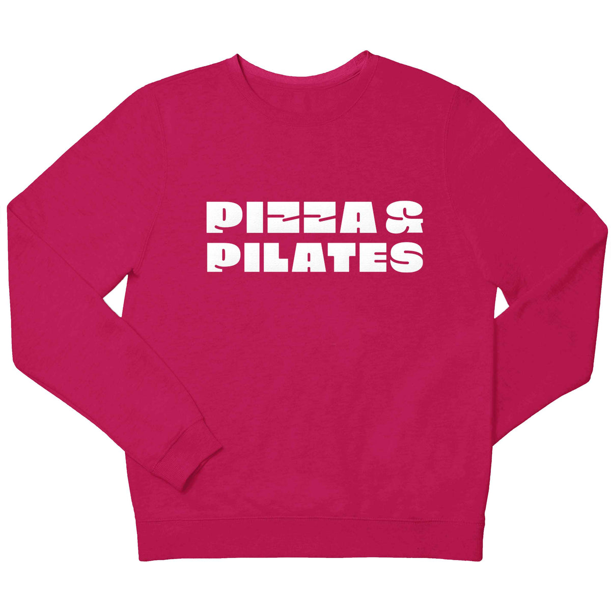 Pizza and pilates children's pink sweater 12-13 Years