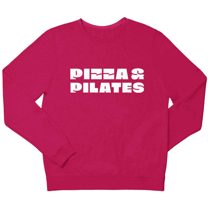 Pizza and pilates children's pink sweater 12-13 Years