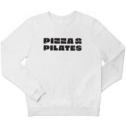 Pizza and pilates children's white sweater 12-13 Years