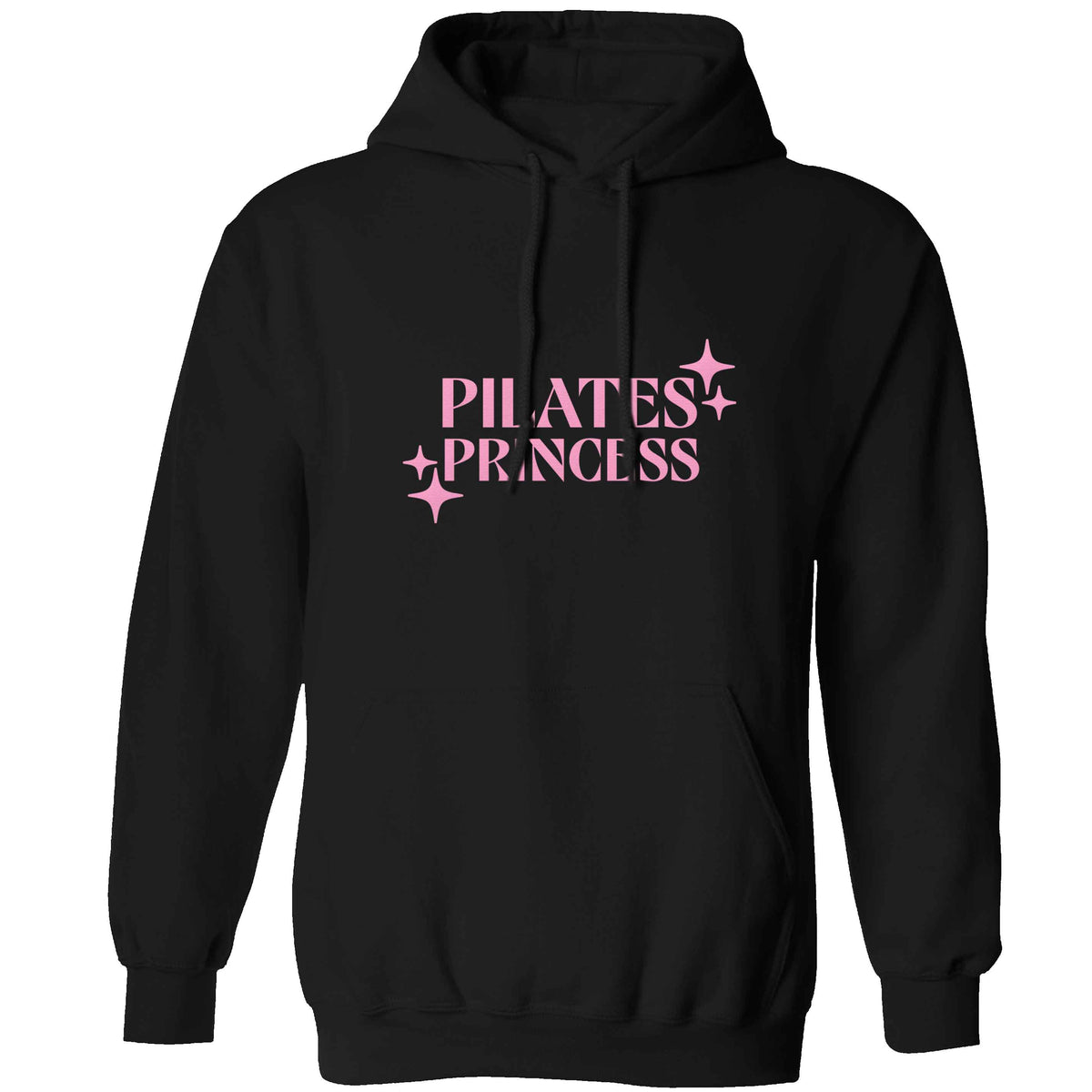 Pilates princess adults unisex black hoodie 2XL