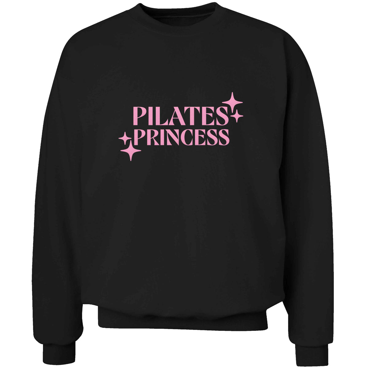 Pilates princess adult's unisex black sweater 2XL