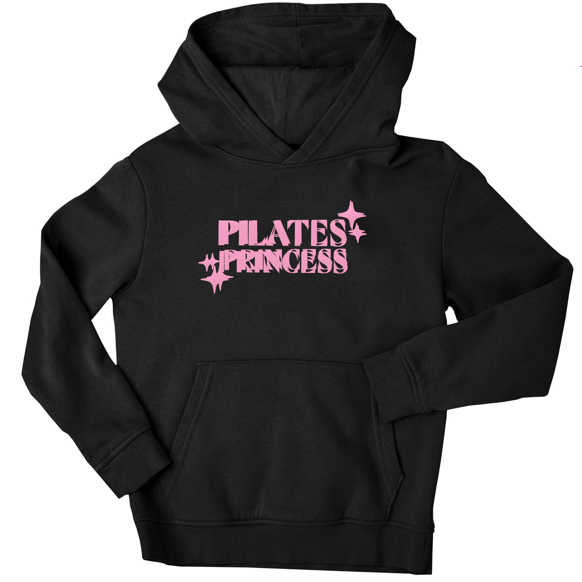 Pilates princess children's black hoodie 12-13 Years