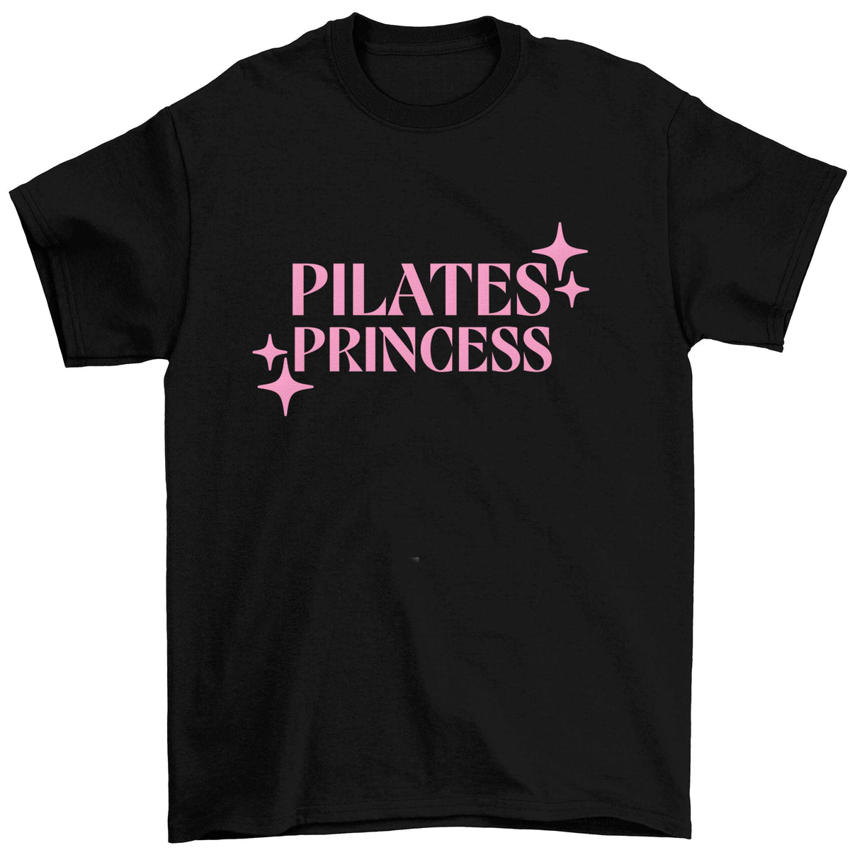 Pilates princess Children's black Tshirt 12-13 Years
