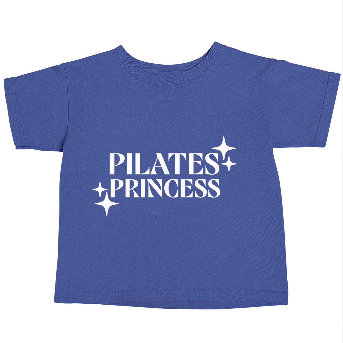 Pilates princess blue baby toddler Tshirt 2 Years