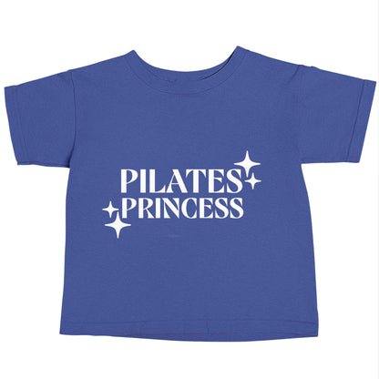 Pilates princess blue baby toddler Tshirt 2 Years