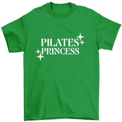 Pilates princess Children's green Tshirt 12-13 Years