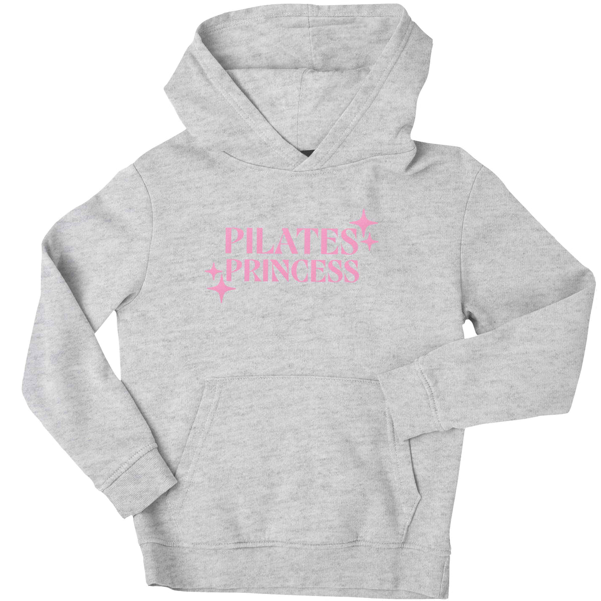 Pilates princess children's grey hoodie 12-13 Years