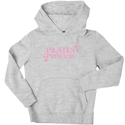 Pilates princess children's grey hoodie 12-13 Years