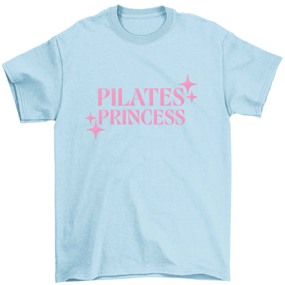 Pilates princess Children's light blue Tshirt 12-13 Years