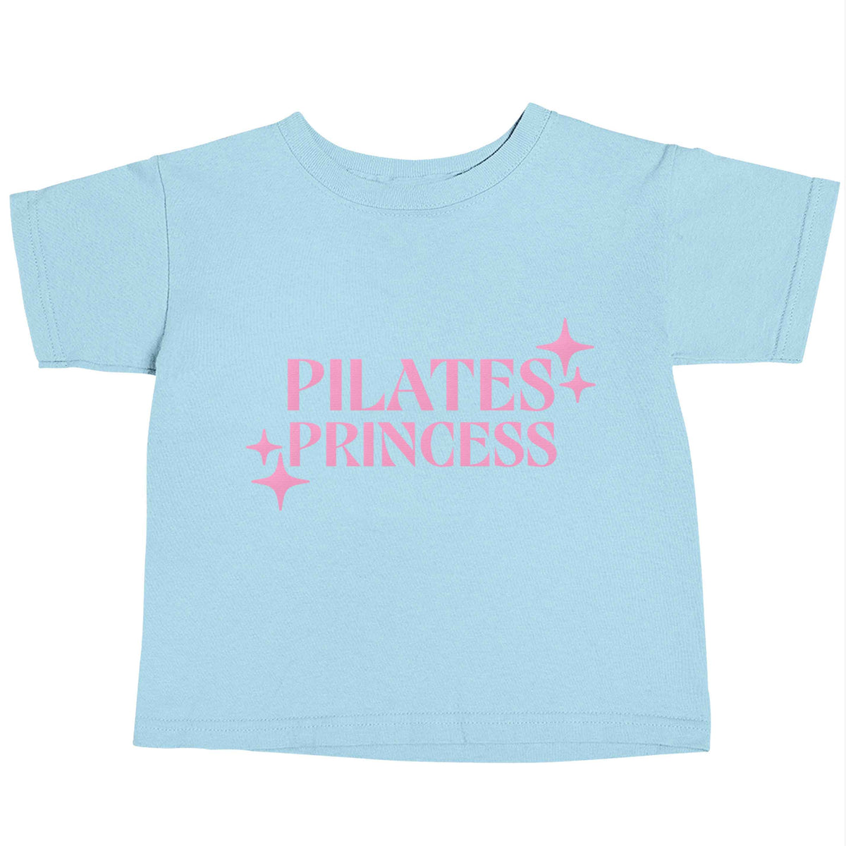 Pilates princess light blue baby toddler Tshirt 2 Years