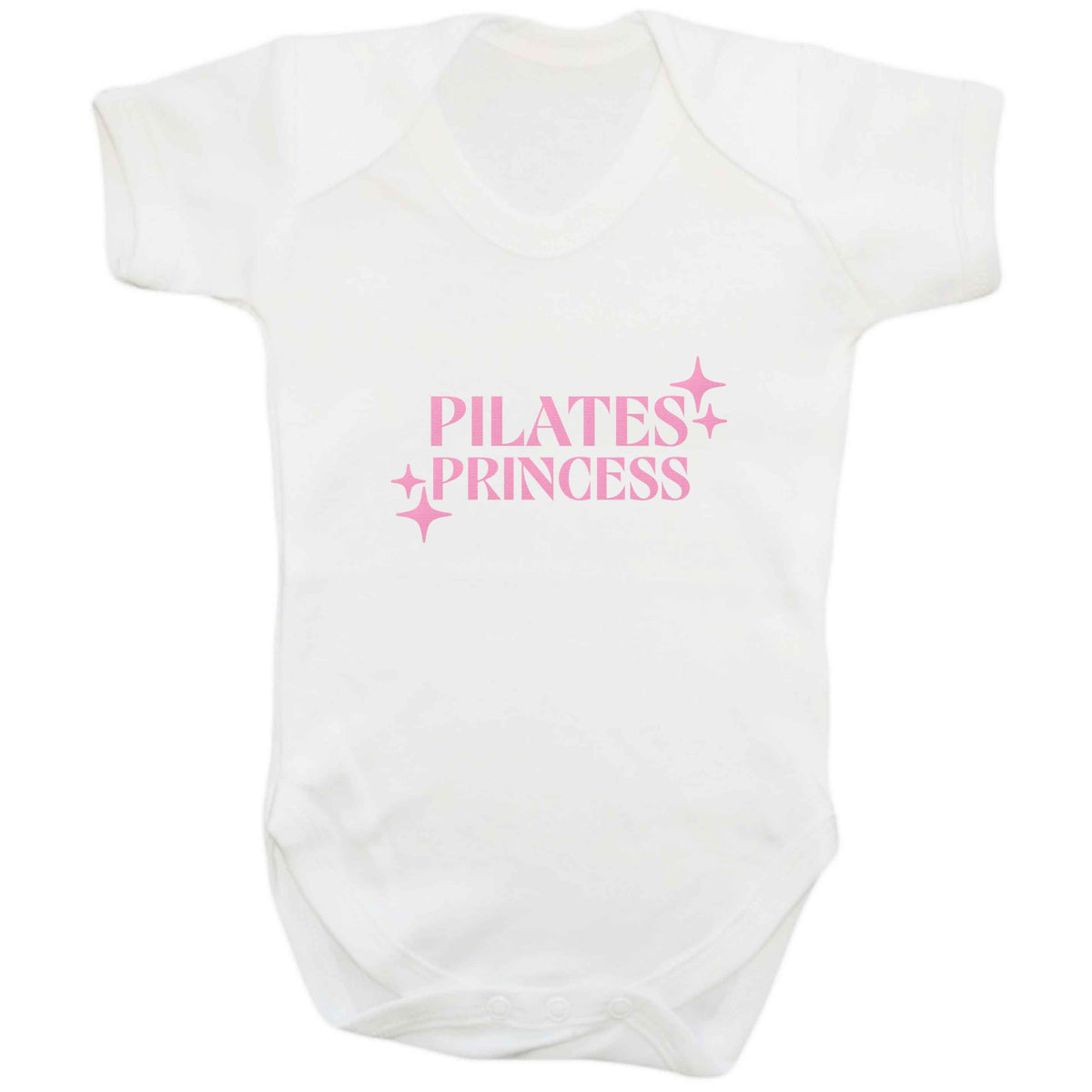 Pilates princess baby bodysuit white 18-24 months