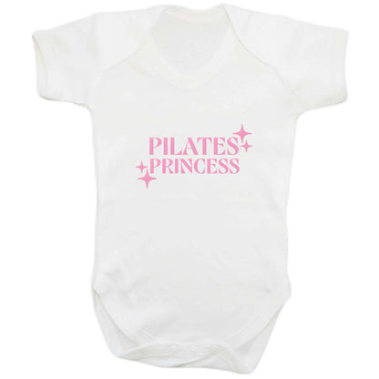 Pilates princess baby bodysuit white 18-24 months