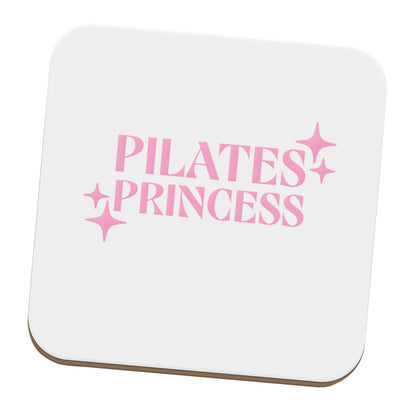 Pilates princess set of four coasters