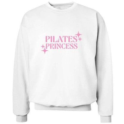 Pilates princess adult's unisex white sweater 2XL