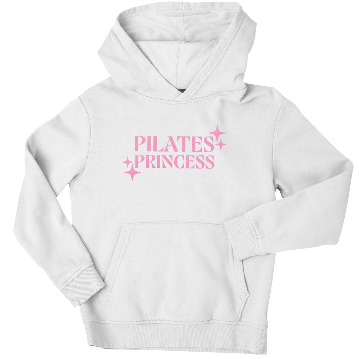 Pilates princess children's white hoodie 12-13 Years