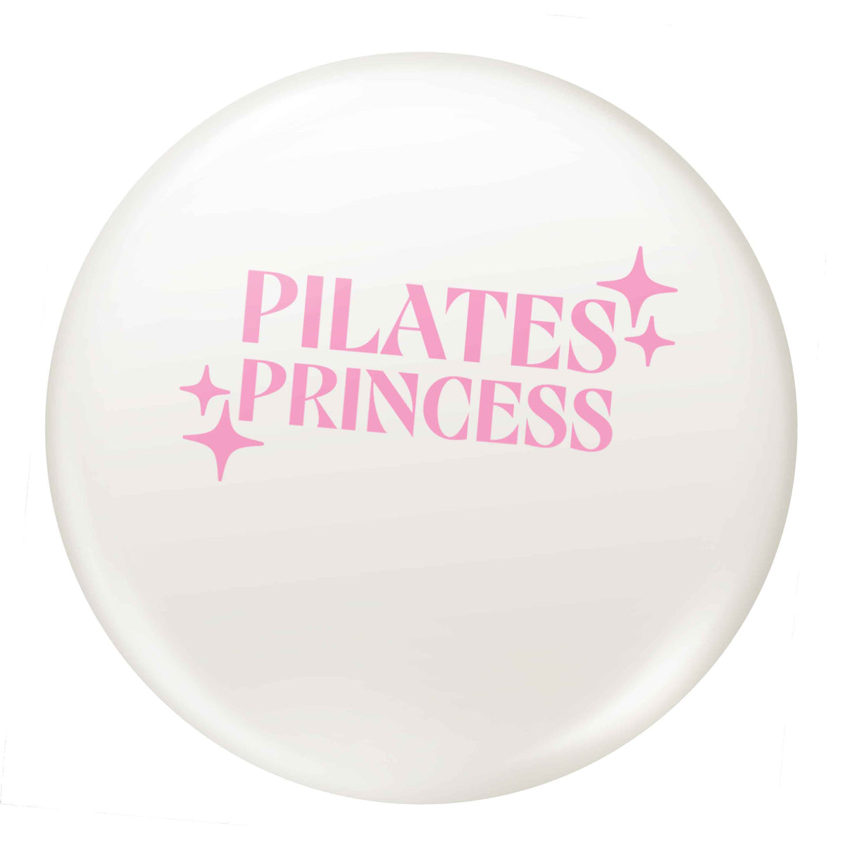 Pilates princess small 25mm Pin badge