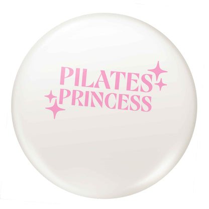 Pilates princess small 25mm Pin badge