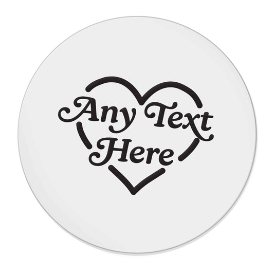 Any text inside heart | Magnet