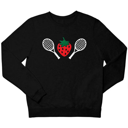 Strawberry and tennis children's black sweater 12-13 Years