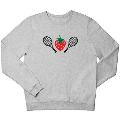 Strawberry and tennis children's grey sweater 12-13 Years