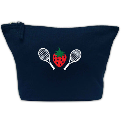 Strawberry and tennis | Makeup / wash bag