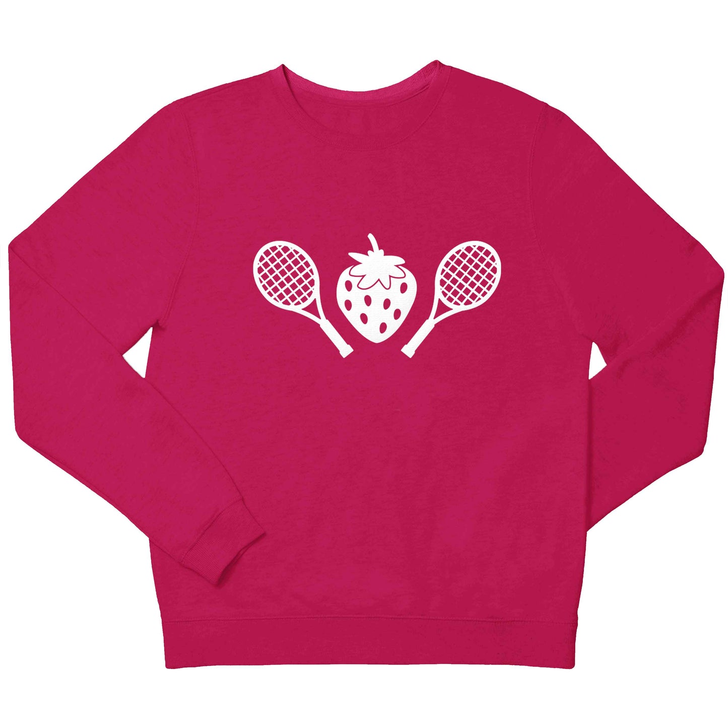 Strawberry and tennis children's pink sweater 12-13 Years