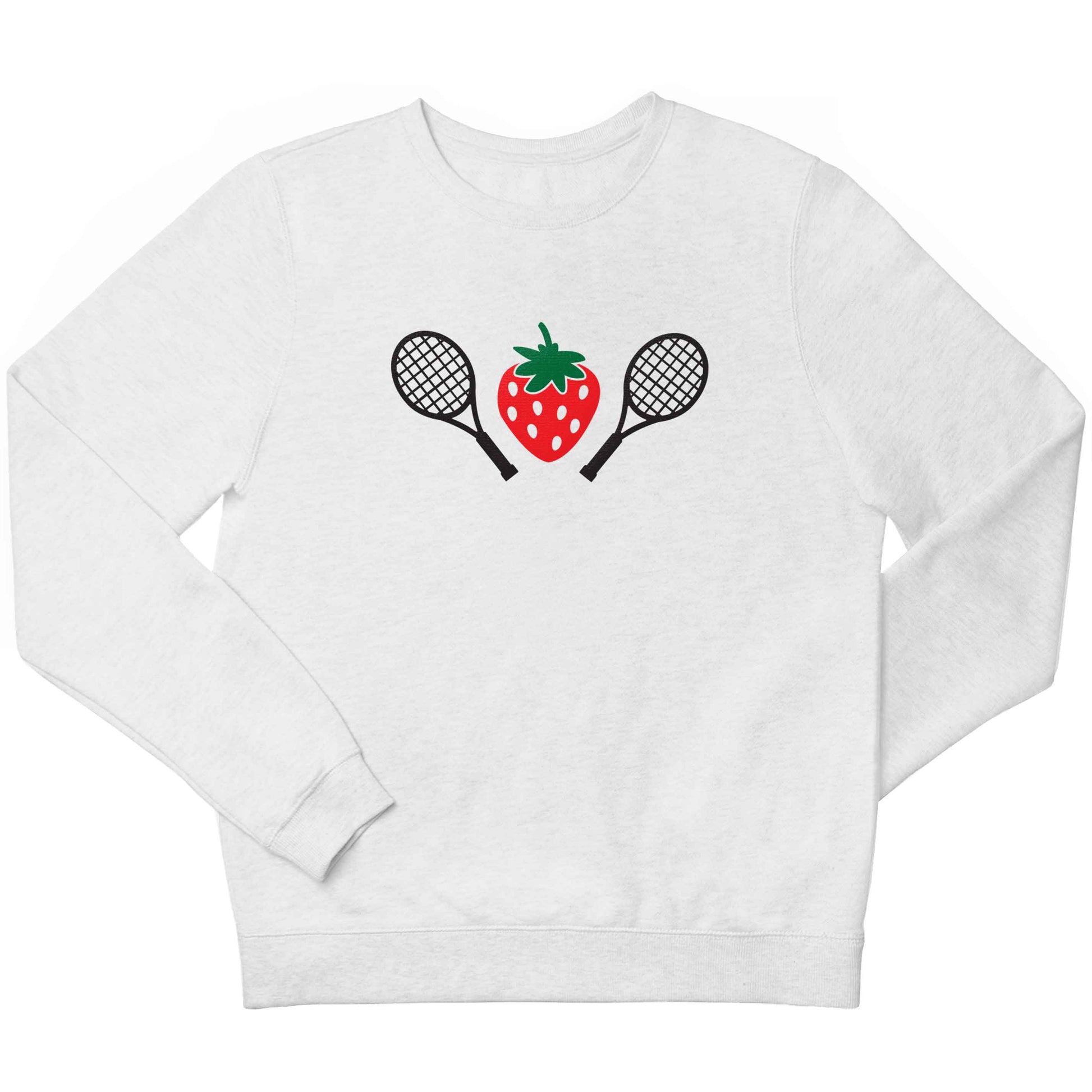 Strawberry and tennis children's white sweater 12-13 Years