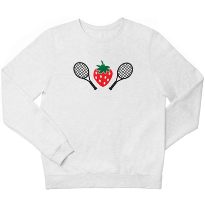 Strawberry and tennis children's white sweater 12-13 Years