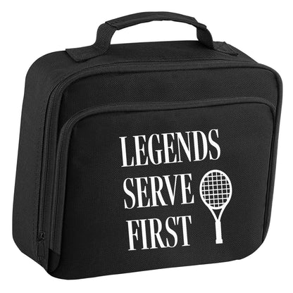 Legends serve first insulated black lunch bag cooler