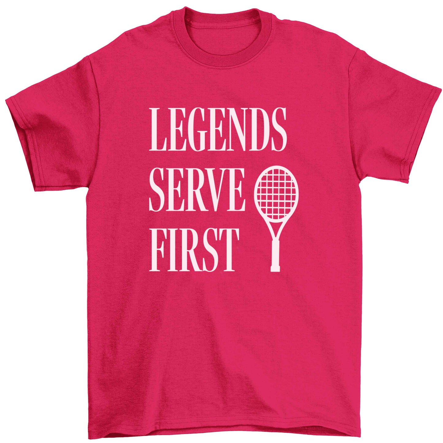 Legends serve first Children's pink Tshirt 12-13 Years