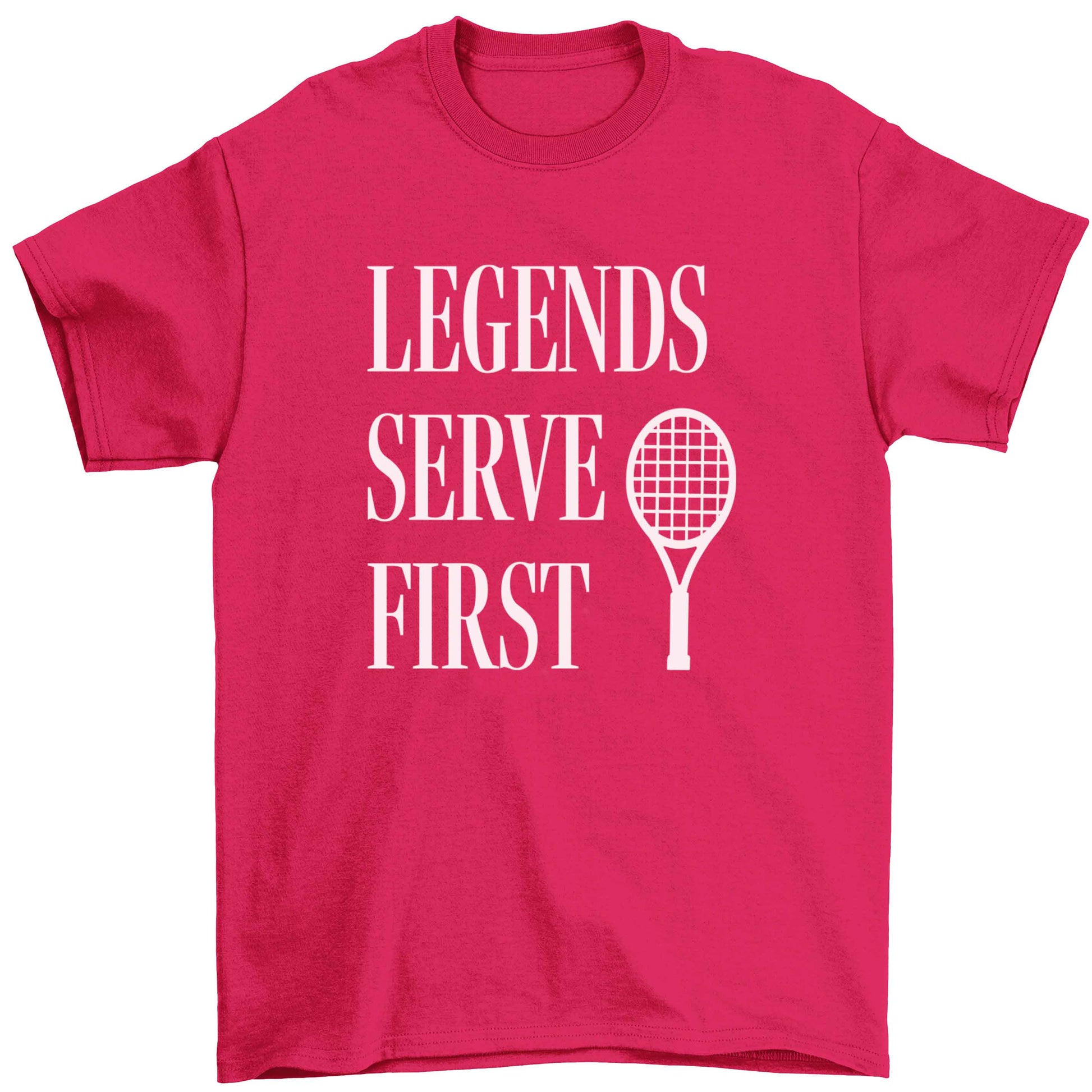 Legends serve first Children's pink Tshirt 12-13 Years
