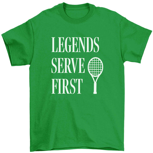 Legends serve first Children's green Tshirt 12-13 Years
