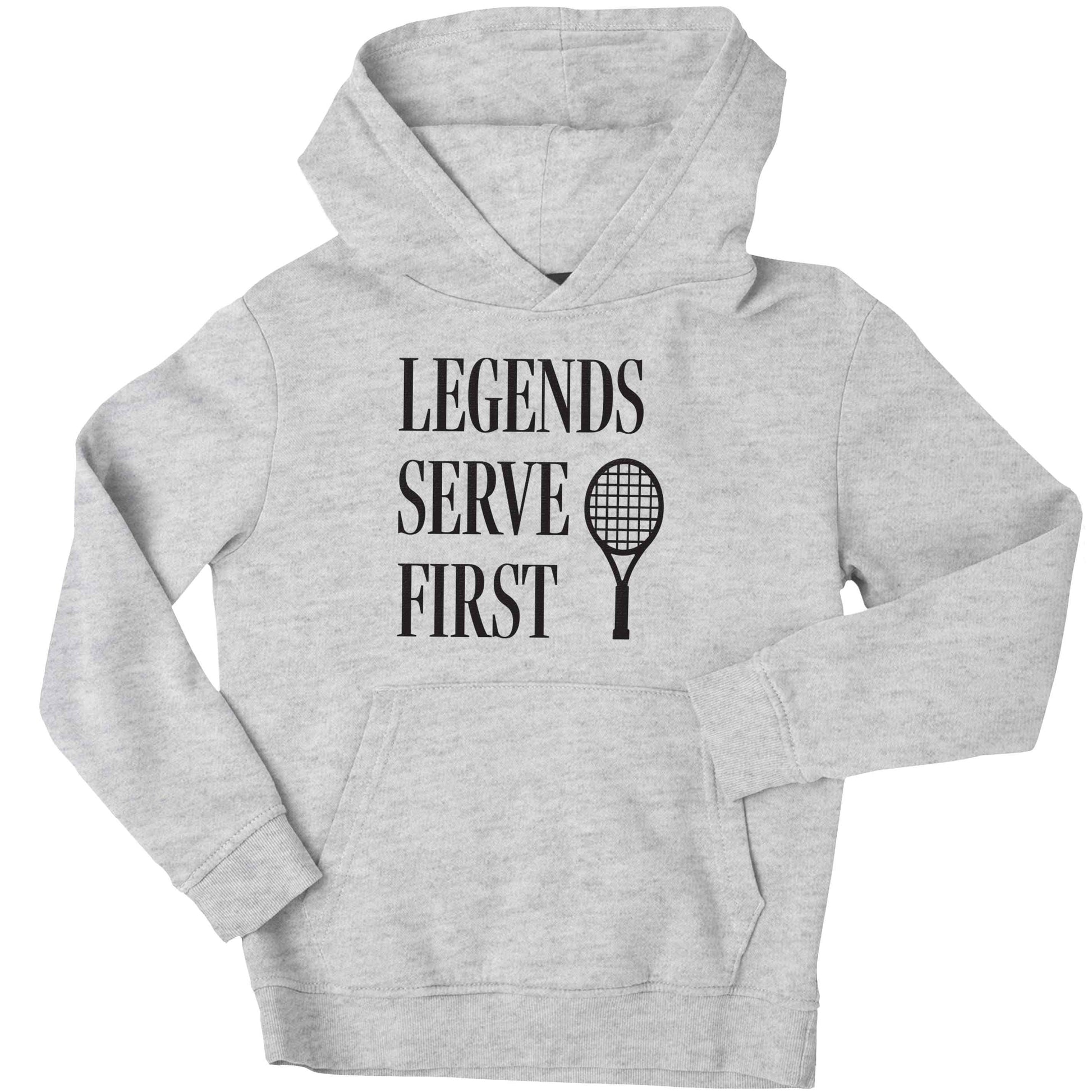 Legends serve first children's grey hoodie 12-13 Years