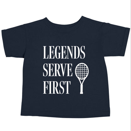 Legends serve first navy baby toddler Tshirt 2 Years