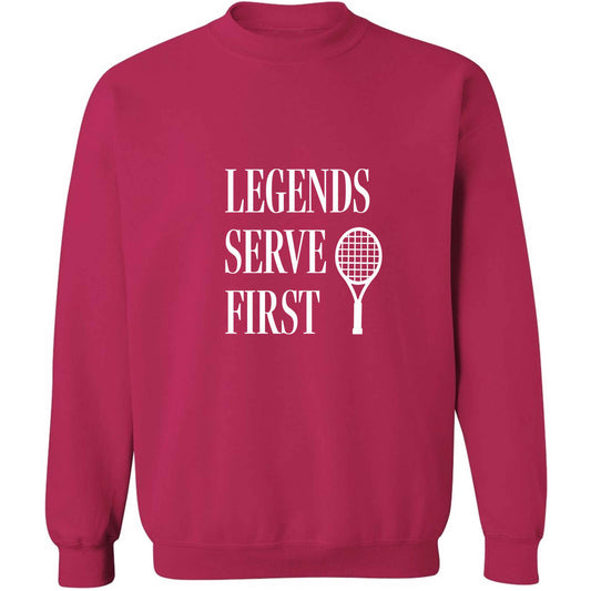 Legends serve first adult's unisex pink sweater 2XL