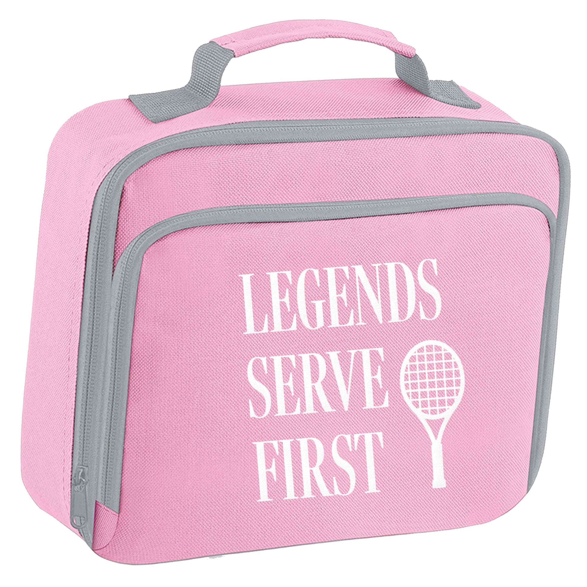 Legends serve first insulated pink lunch bag cooler