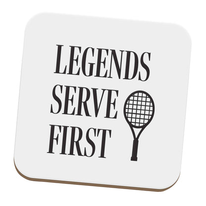 Legends serve first set of four coasters