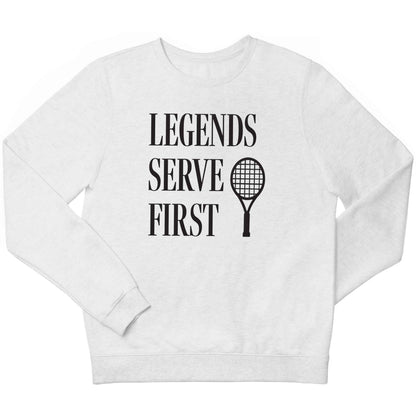 Legends serve first children's white sweater 12-13 Years