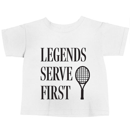Legends serve first white baby toddler Tshirt 2 Years