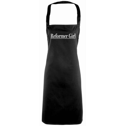 Reformer girl adults black apron
