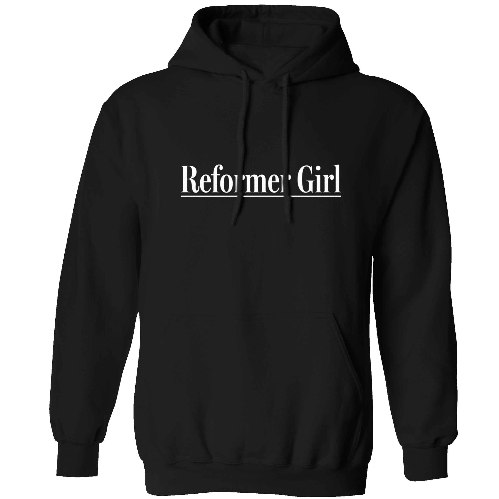 Reformer girl adults unisex black hoodie 2XL