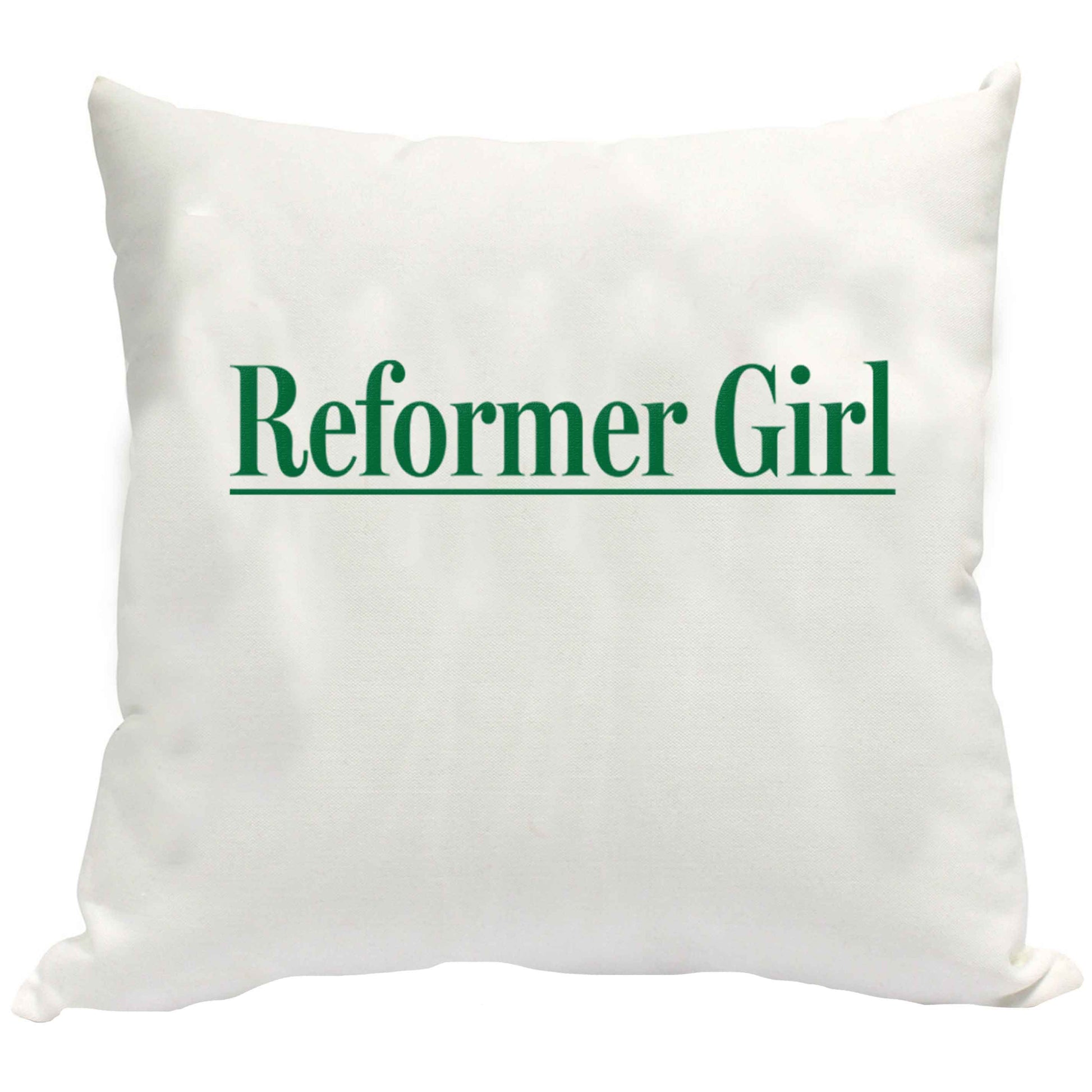 Reformer girl cushion cover