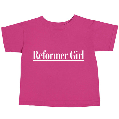 Reformer girl pink baby toddler Tshirt 2 Years